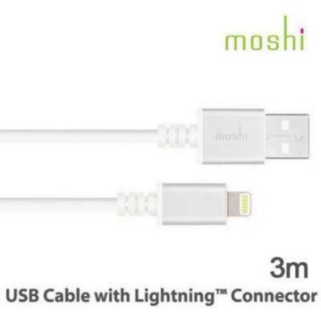 Moshi lightning 3M充電傳輸線
