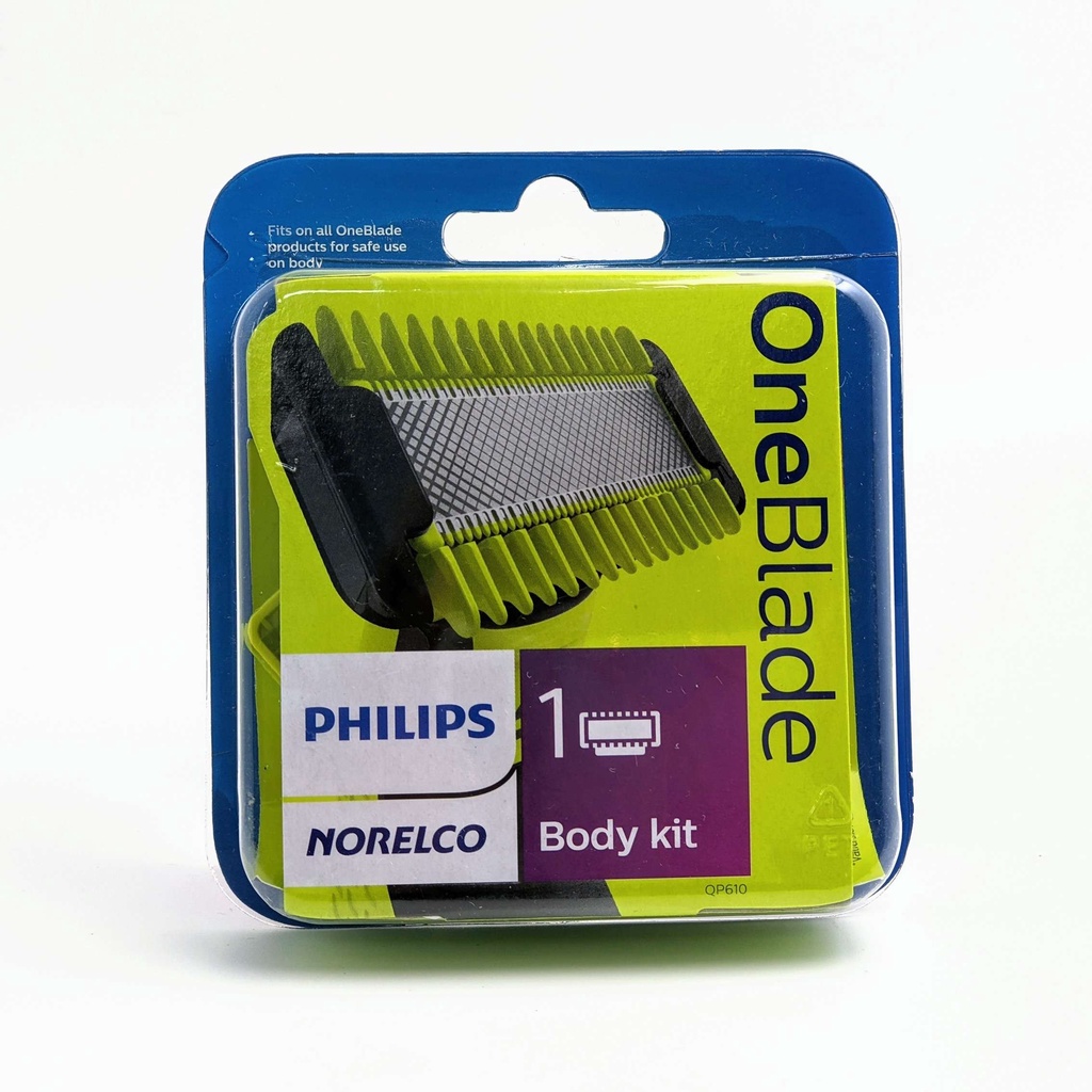 Philips QP610 /80 刀頭組 身體替換刀片+修剪梳+保護罩 適 Norelco OneBlade 刮鬍刀