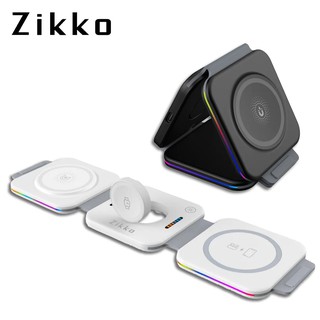 Zikko 五合一摺疊夾心無線充電座 / ZK-CG01 現貨 廠商直送