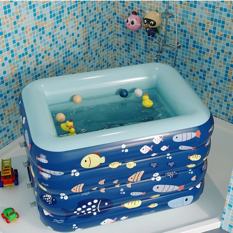 新款無線自動充氣遊泳池 大型戶外PVC塑料水池嬰兒兒童家用泳池 可折疊兒童加厚室內小孩寶寶洗澡桶