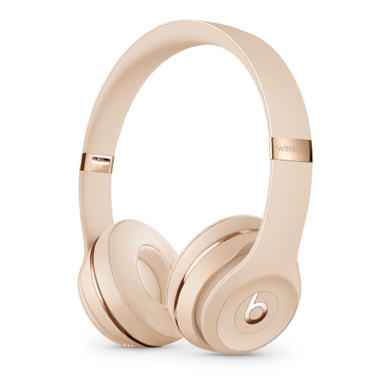 ［全新正品］Beats Solo3 Wireless 頭戴式耳機 - 緞金色