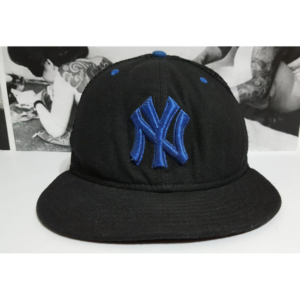 ＊二手 美國職棒大聯盟 MLB NEW ERA 紐約洋基隊 網帽 棒球帽 黑色 休閒帽 鴨舌帽 潮流 嘻哈 老帽