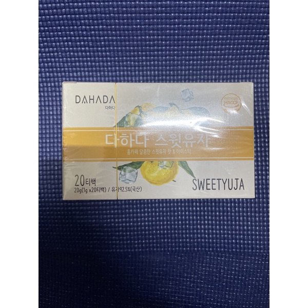 韓國 DAHADA 甜柚子茶1gx20包