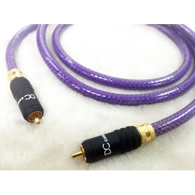 愛音音響館-DC-Cable 木子出品 紫羅蘭平衡訊號線(1.5M/1對)-公司貨