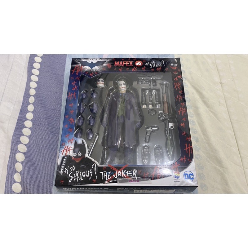 mafex joker 黑暗騎士小丑可動模型