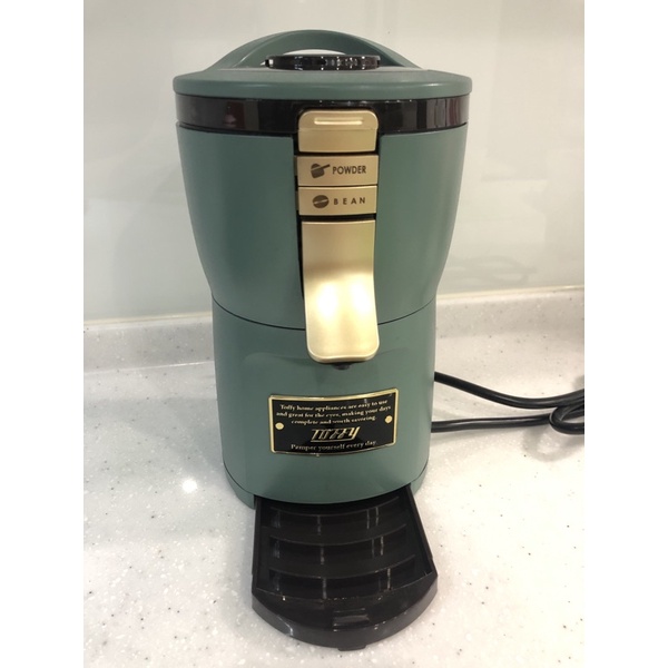日本 TOFFY AROMA 自動研磨咖啡機  板岩綠 二手 九成新