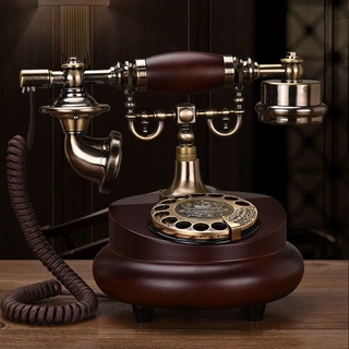 ∋ﺴ蒂雅菲仿古歐式老式電話機復古家用時尚創意有線電話機美式座機
