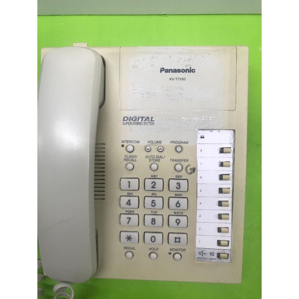 國際牌7560panasonic kx-t7560/KX-TD1232 /8鍵標準型電話機話機