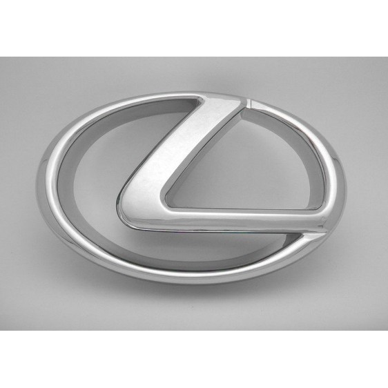 圓夢工廠 Lexus RX350 RX400h 03~08 水箱罩 鍍鉻銀 標誌 車標 字貼 logo 132*89mm