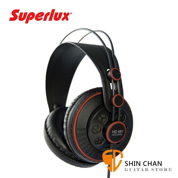 小新樂器館 | Superlux HD681 半開放式 專業 監聽耳機 動圈式 HD-681 頭戴式 耳罩式 附原廠袋