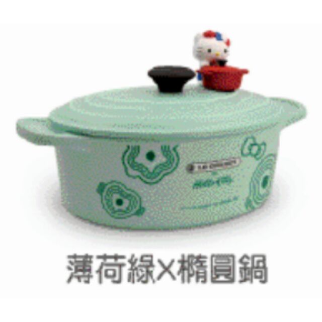 7-11 LE CREUSET for Hello Kitty
陶鑄鍋造型餐具薄荷綠2