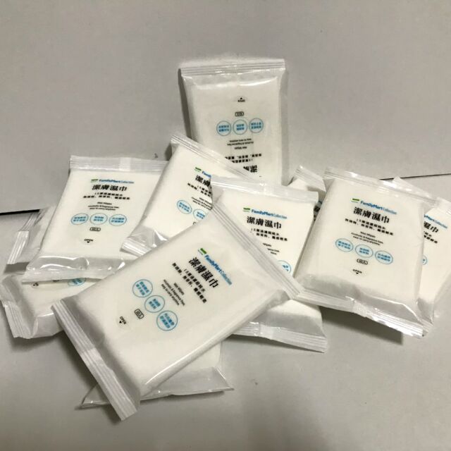 【潔膚濕巾】全家便利商店【濕紙巾】(超過保存期限，還是可以使用)