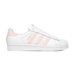 ADIDAS 女 SUPERSTAR W WHITE ICEY PINK 金標 白粉【A-KAY0】【CQ1190】