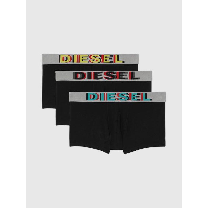 Diesel 男款 3Pack UMBX-SHAWN 三色 特殊 四角褲 內褲 三件裝 LOGO 現貨
