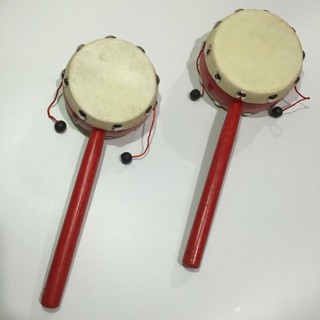 🌹手舞足蹈舞蹈用品🌹表演樂器/傳統波浪鼓/搖鼓/撥浪鼓$130元