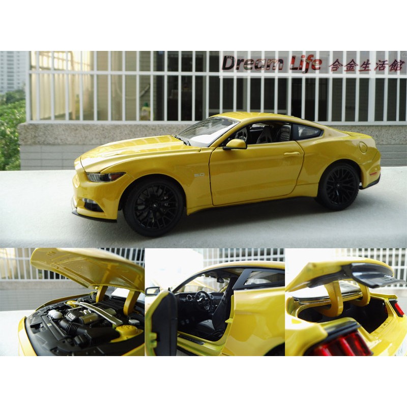 【Maisto 精品】1/18 2015 Ford Mustang GT 福特 全新第6代 野馬跑車~全新現貨特惠價!