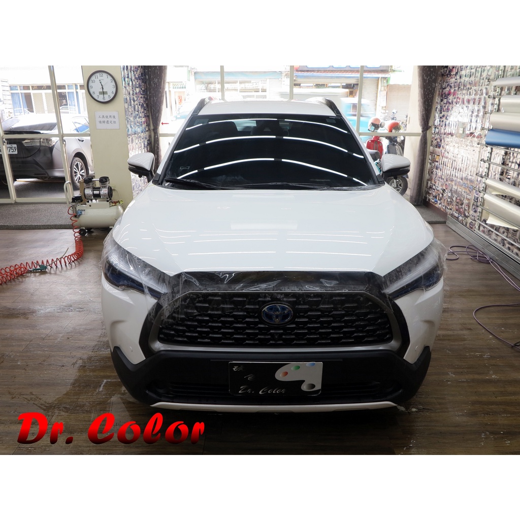 Dr. Color 玩色專業汽車包膜 Toyota Corolla Cross 細紋自體修復犀牛皮_引擎蓋/門碗/門踏板