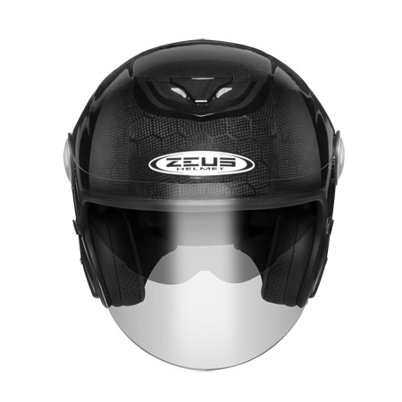 🎇新開幕免運🎇ZEUS ZS625  zs 625 素色 透明碳纖維 內墨鏡 內襯可拆 3/4 半罩 安全帽
