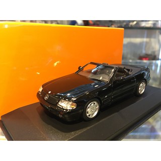 吉華科技@MINICHAMPS Mercedes-Benz SL 1999 黑色 1/43