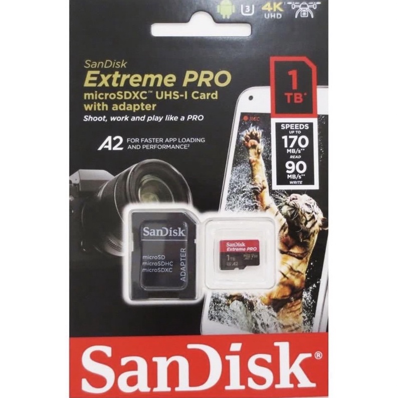 SanDisk 1TB microSD Extreme Pro microSDXC 手機記憶卡