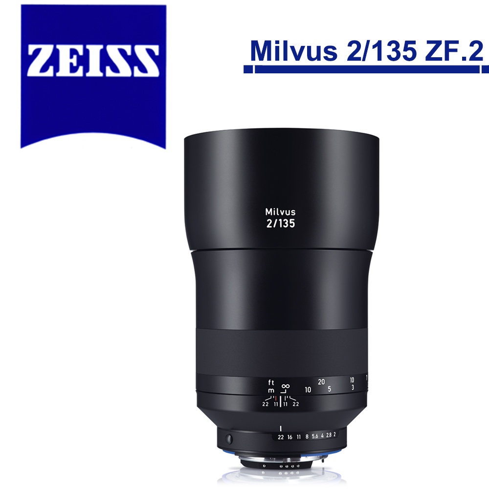 Zeiss 蔡司 Milvus 2/135 ZF.2 135mm F2 ZF2 鏡頭 For Nikon 公司貨