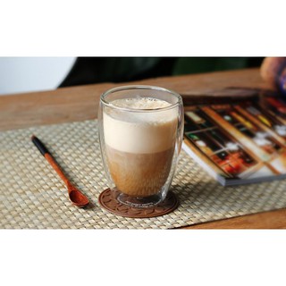 【無敵餐具】雙層玻璃杯/品茶杯-無耳(460cc)耐熱玻璃杯/蛋形雙層杯/雙層咖啡果汁杯量多歡迎詢價【L0062】