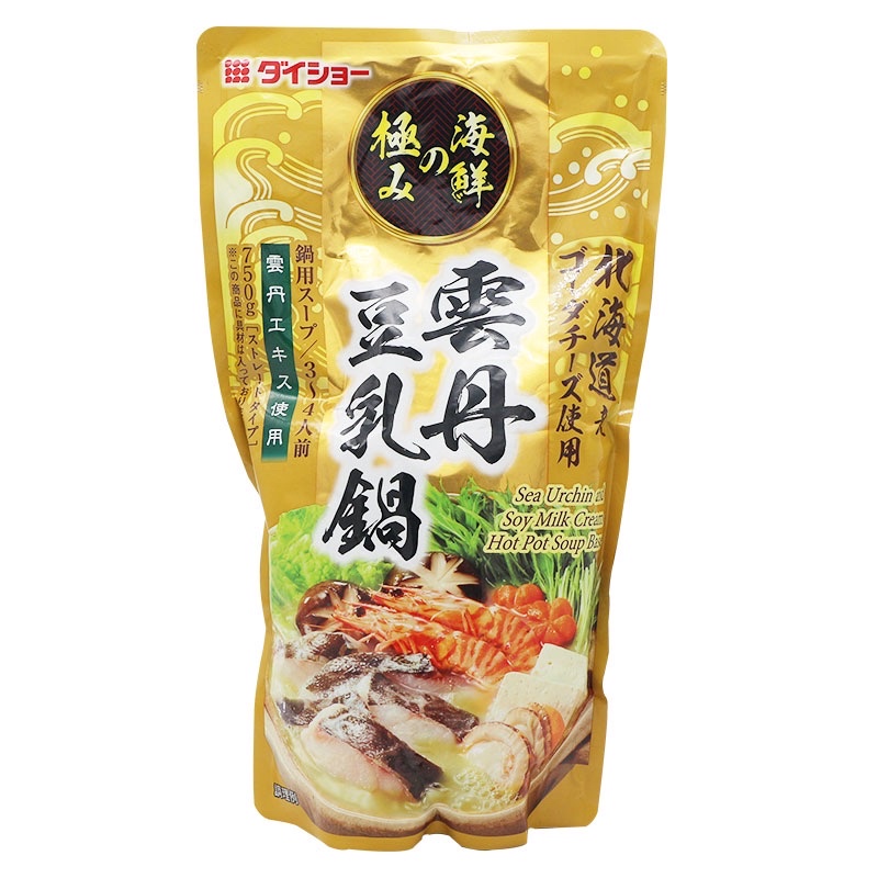 日本大昌daisho 海鮮火鍋湯底雲丹豆乳鍋 蝦皮購物