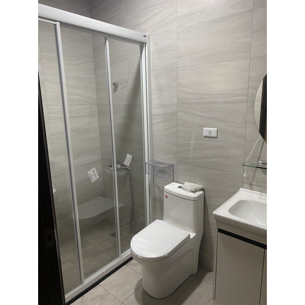 一字三拉透明玻璃浴室拉門150公分以內特價，高雄市免費估價0925523166