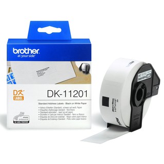 Brother DK-11201 定型標籤帶 (29x90mm 白底黑字) 耐久型紙質 現貨 廠商直送