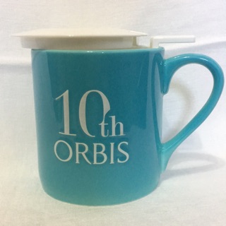 Orbis 10th紀念馬克杯（附杯蓋、手打奶泡器）