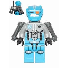 玩樂趣 LEGO樂高 70709 Dark Azure Robot Sidekick 二手人偶 gs002