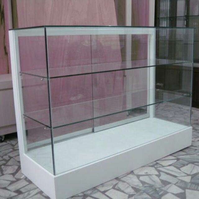 大豐玻璃櫥櫃-4尺展示櫃、玻璃櫃、珠寶櫃、飾品櫃、精品櫃、手機櫃、化粧品櫃