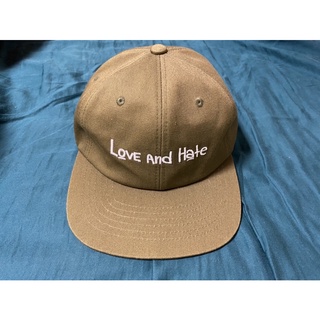 Love And Hate 五分割帽 軍綠色 可調節式 五分帽 滑板帽