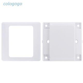 COLO 電動牆壁開關插座空白蓋板白板ABS插座板擋板工具86x86mm