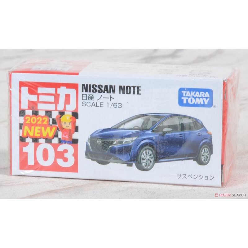 【周周GO】多美小汽車 Tomica No.103 NISSAN 日產 NOTE 藍