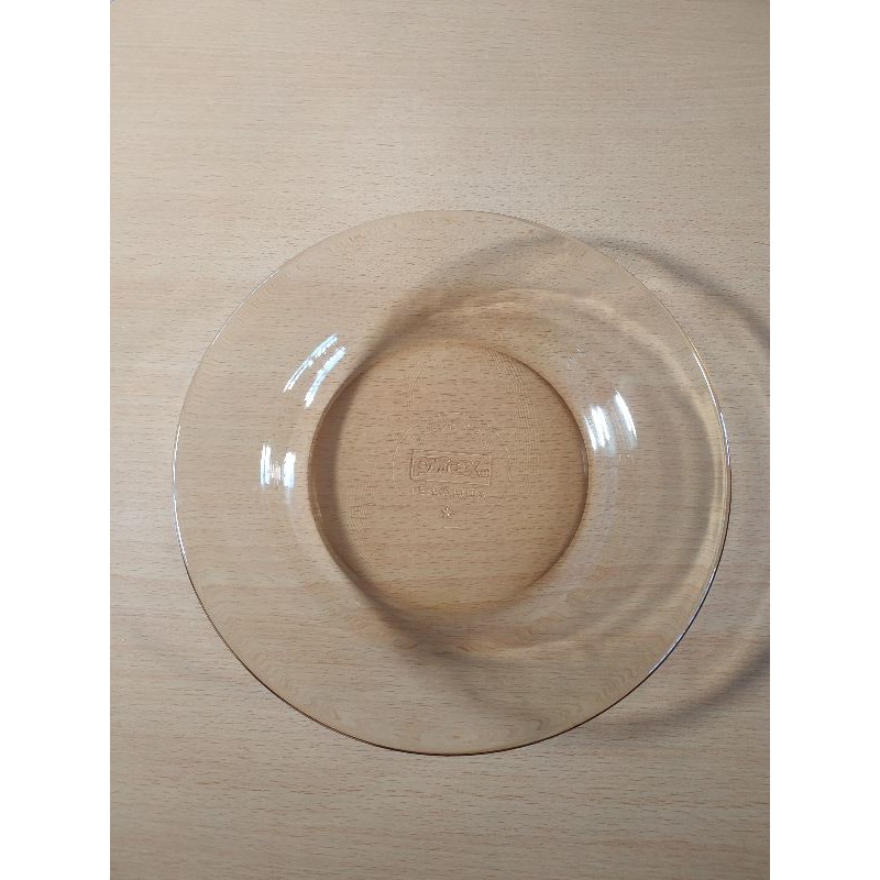 “全新”美國康寧 Pyrex 23cm透明餐盤