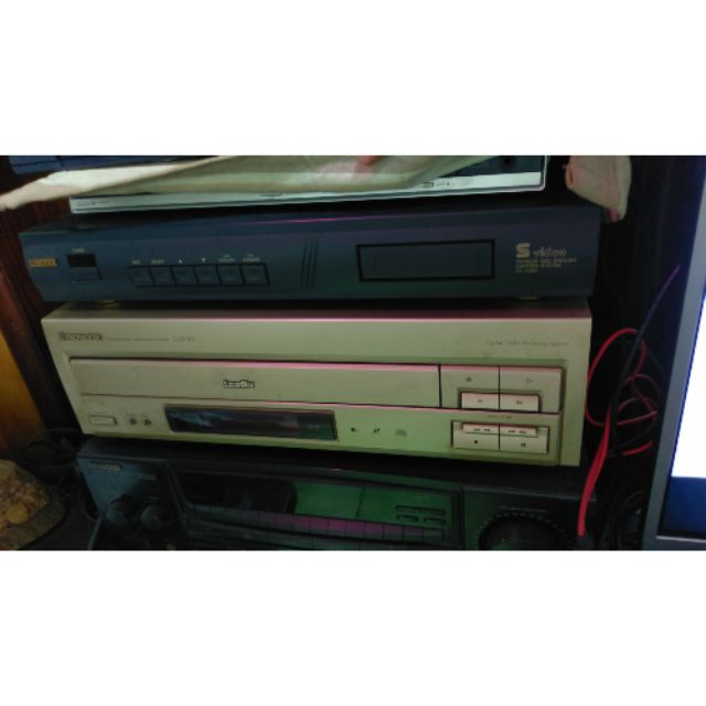 Pioneer先鋒牌LD播放器CLD-R5+字匣機+KENWOOD擴大器