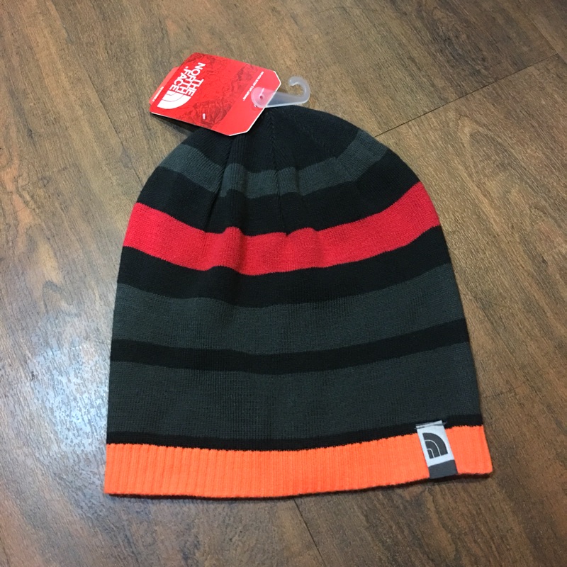 The north face 全新雙面毛帽