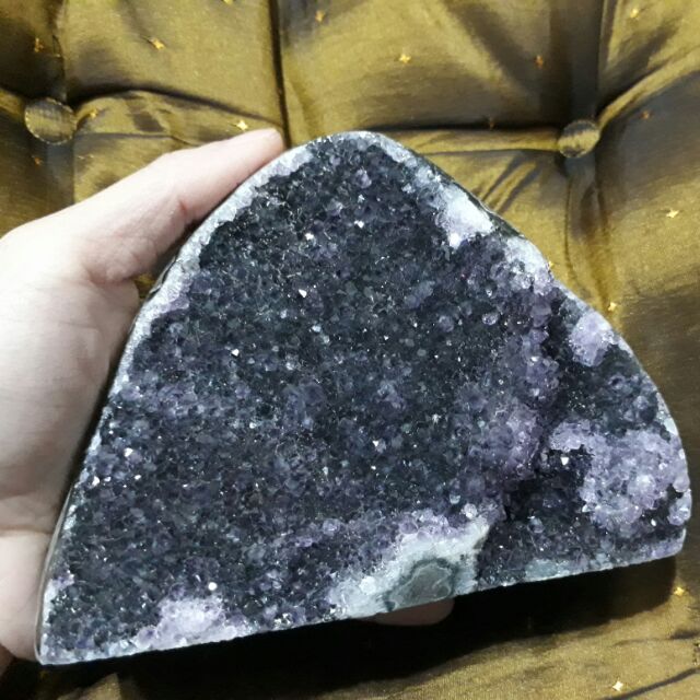 烏拉圭~異象滿天星紫晶鎮~像三角飯團加美翻鳳梨花