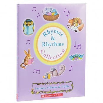 Rhymes &amp; Rhythms Collection (5Books+5CD) 英文童謠跟唱合輯