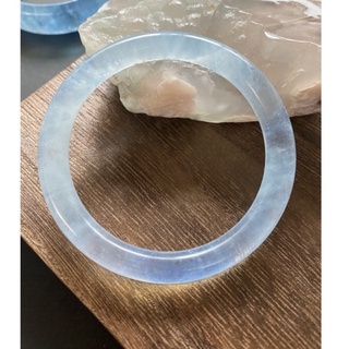 墨兒-海藍寶手鐲 55.7圈口 圓條 海水藍寶石