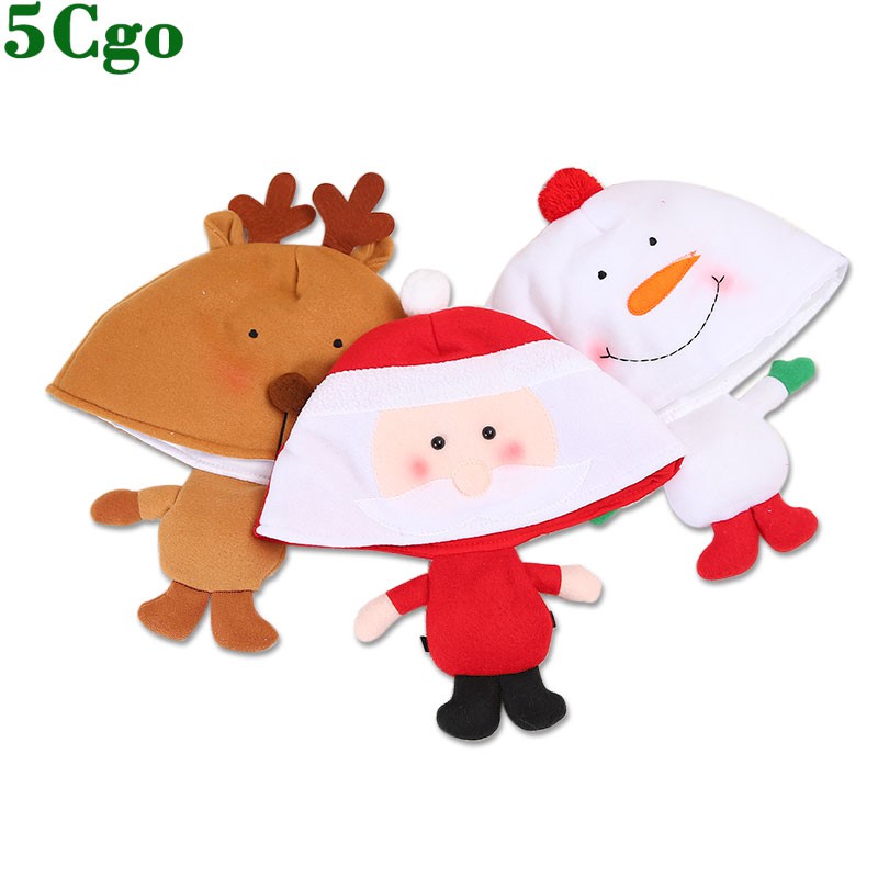 5Cgo聖誕節裝飾品聖誕節禮品聖誕老人帽子聖誕帽子成人兒童聖誕節雪人帽子t606026149410
