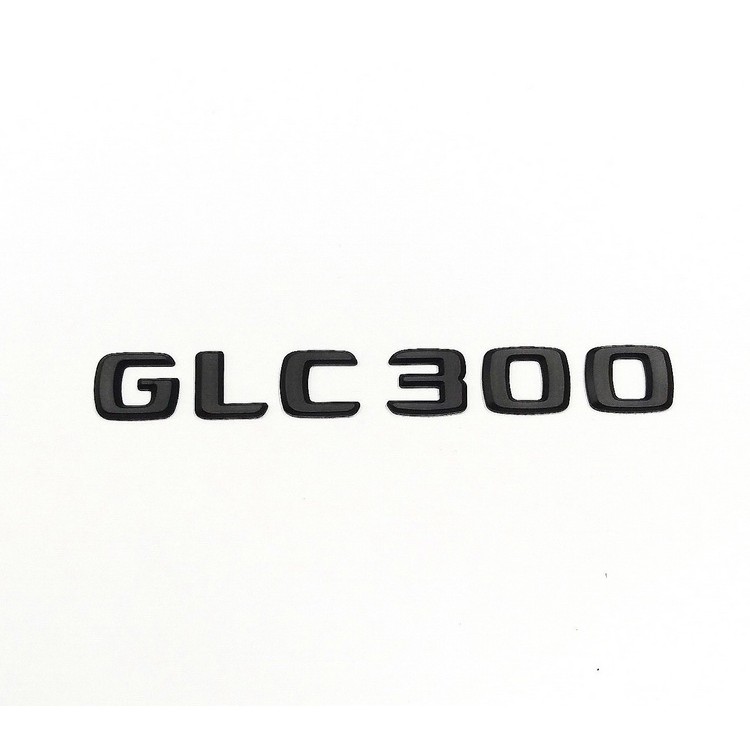 圓夢工廠 Benz 賓士 GLC X253 C253 GLC300 2015~2019 後車箱 尾門字貼字標車標 消光黑