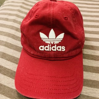 Adidas original酒紅棒球帽