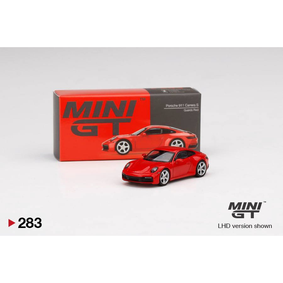 &lt;阿爾法&gt;MINI GT No.283 Porsche 911 (992) Carrera S Guards Red
