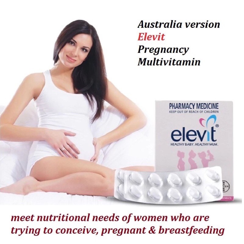 Elevit Pregnancy 愛樂維 孕婦維生素100粒