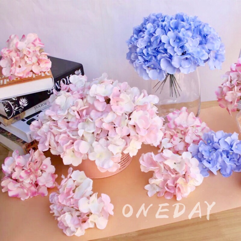 ONEDAY ✨超多色 仿真繡球花 繡球花束 擺件道具 擺拍 拍攝道具 婚禮佈置 繡球花 花牆婚攝道具