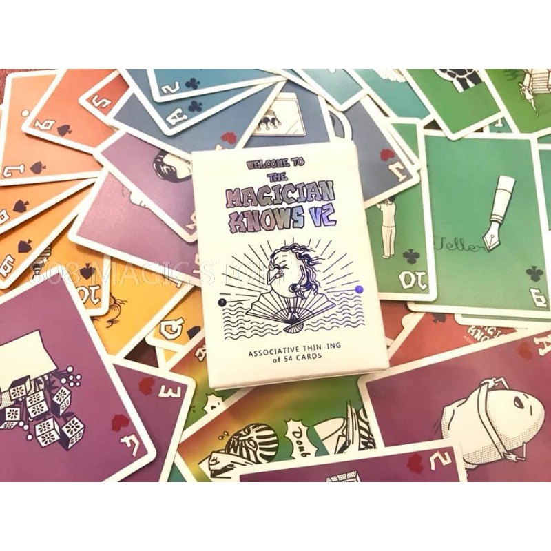 Fun Magic 魔術師梗牌v2 Magicain Knows V2 魔術師梗牌二代魔術師梗牌2代 蝦皮購物