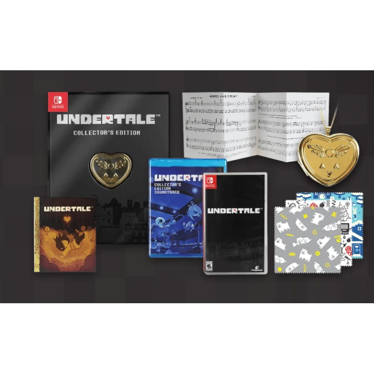 Fangamer Switch NS PS4 undertale 傳說之下 珍藏版+設定集 限定