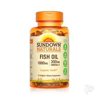 ［喬巴保健舖］美國Sundown日落恩賜 高單位精純魚油膠囊（72粒/瓶）限時優惠價330元